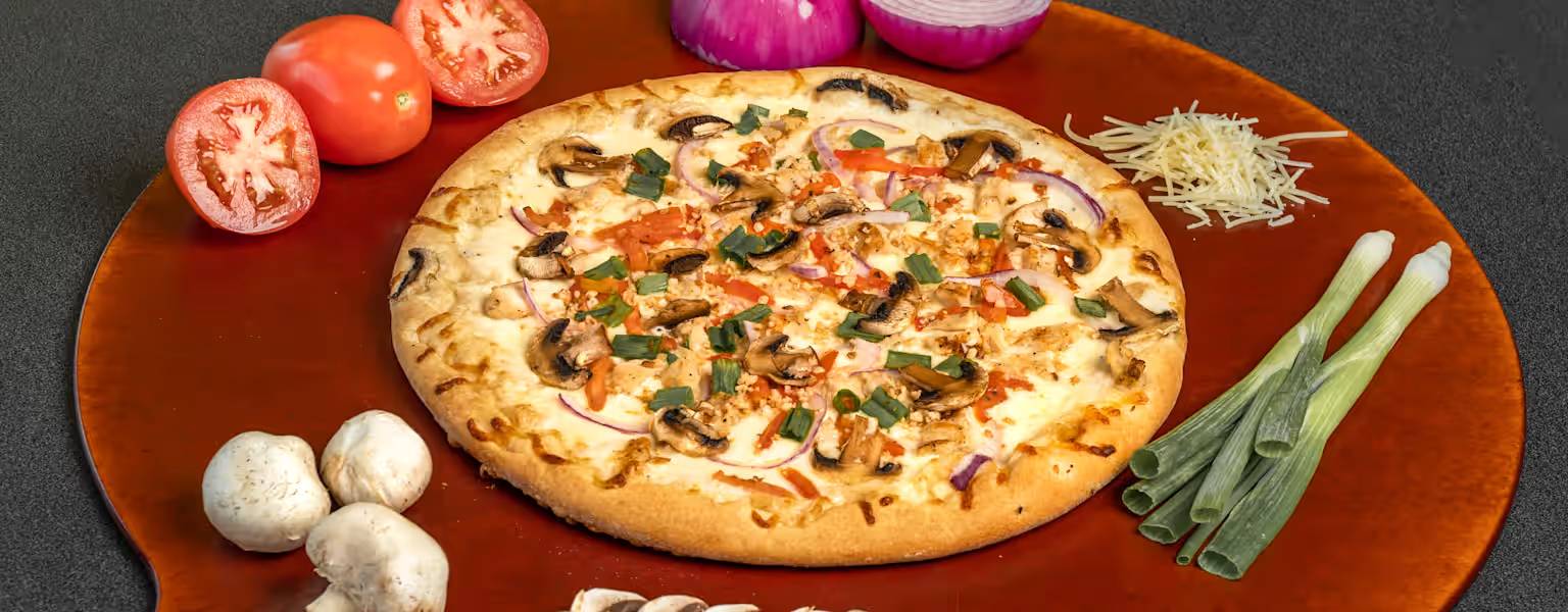 Garlic Chicken Pizza