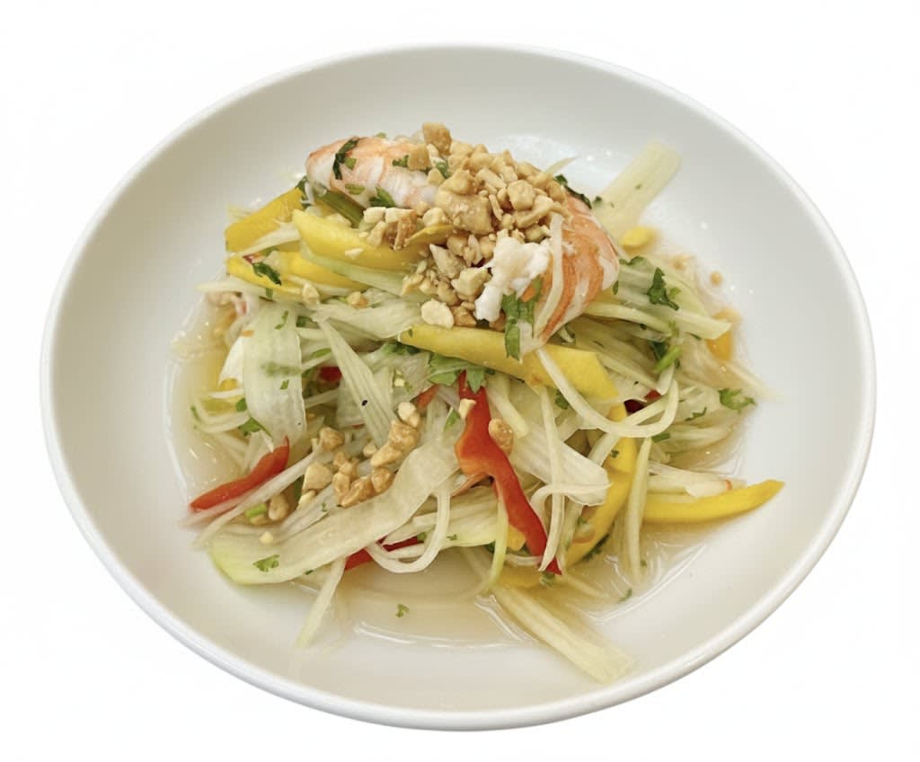 Papaya - Mango Shrimp Salad