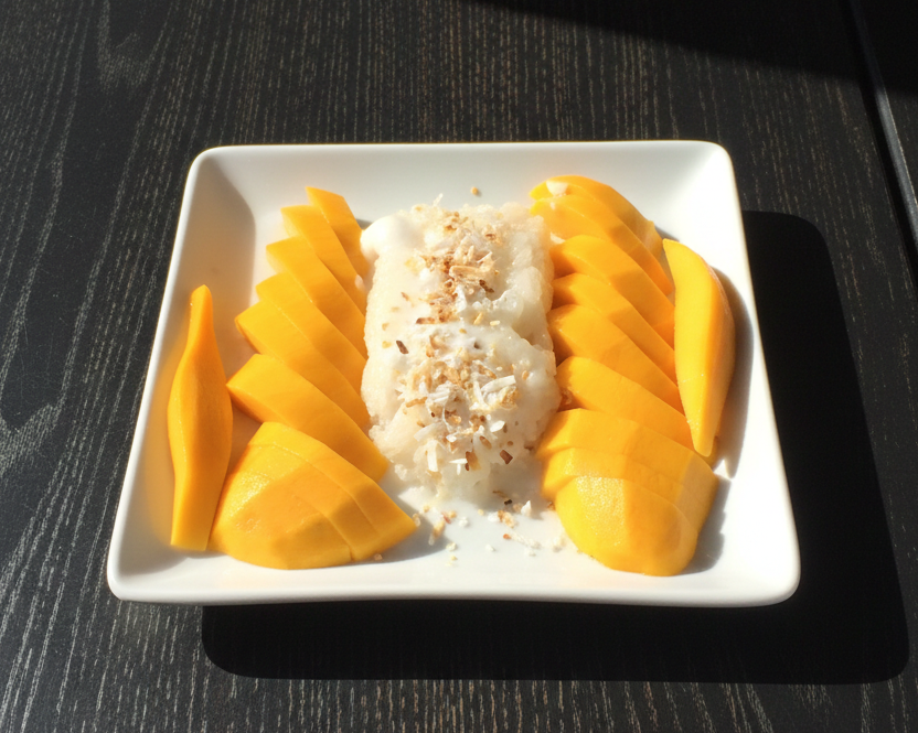 Sticky Rice with Ice Cream