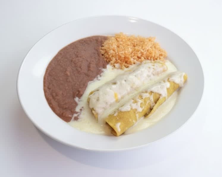 Chicken Enchiladas Plate