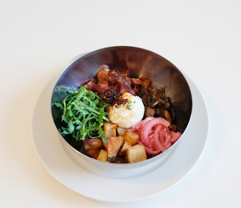 Arugula Pickle Rice Bowl