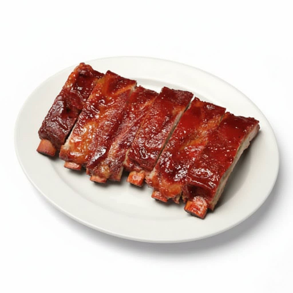 6 Barbequed Spare Ribs