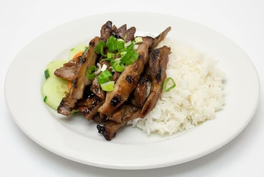 Grilled Pork Over Rice