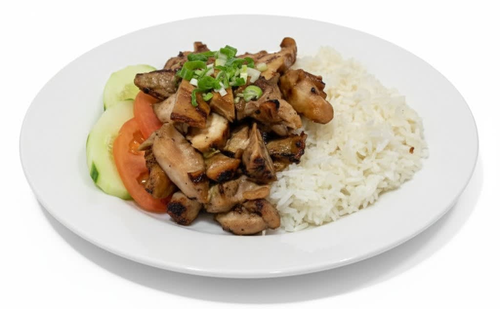 Grilled Chicken Over Rice
