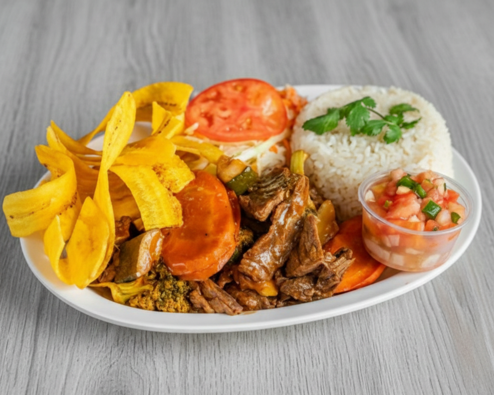 Fajitas de Carne en Salsa Jalapena Lunch