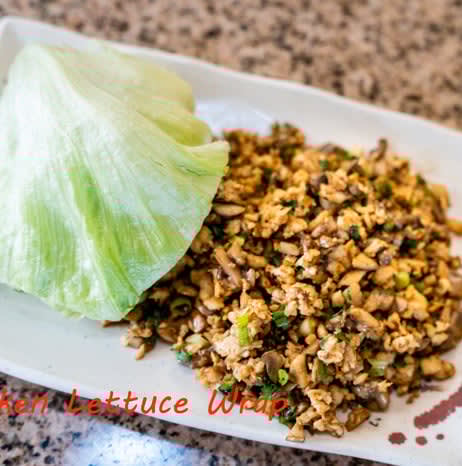 Chicken Lettuce Wrap