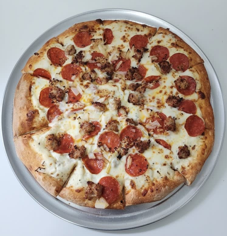 Large 14" Create Your Own Giant Pizza with Five Toppings