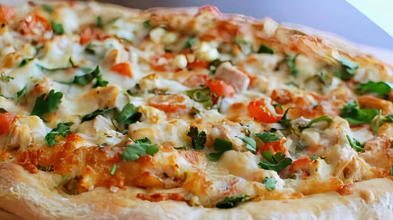 Large 14" Garlic Chicken Pizza