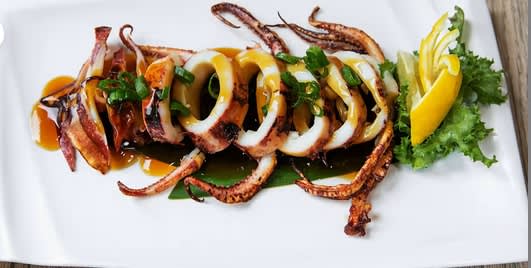 Grilled Whole Squid