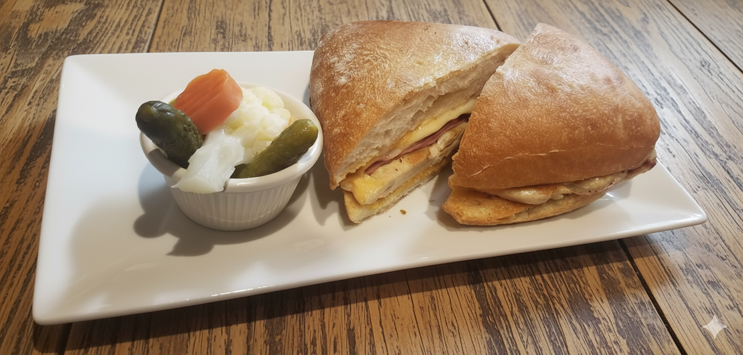 Chicken Cordon Bleu Sandwich
