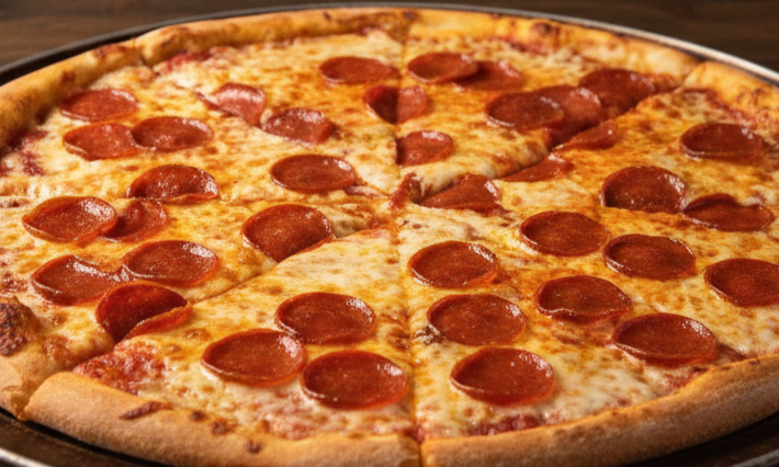 Pepperoni Thin Crust Pizza