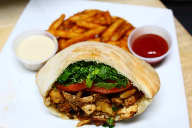 Chicken Gyro Sandwich Combo
