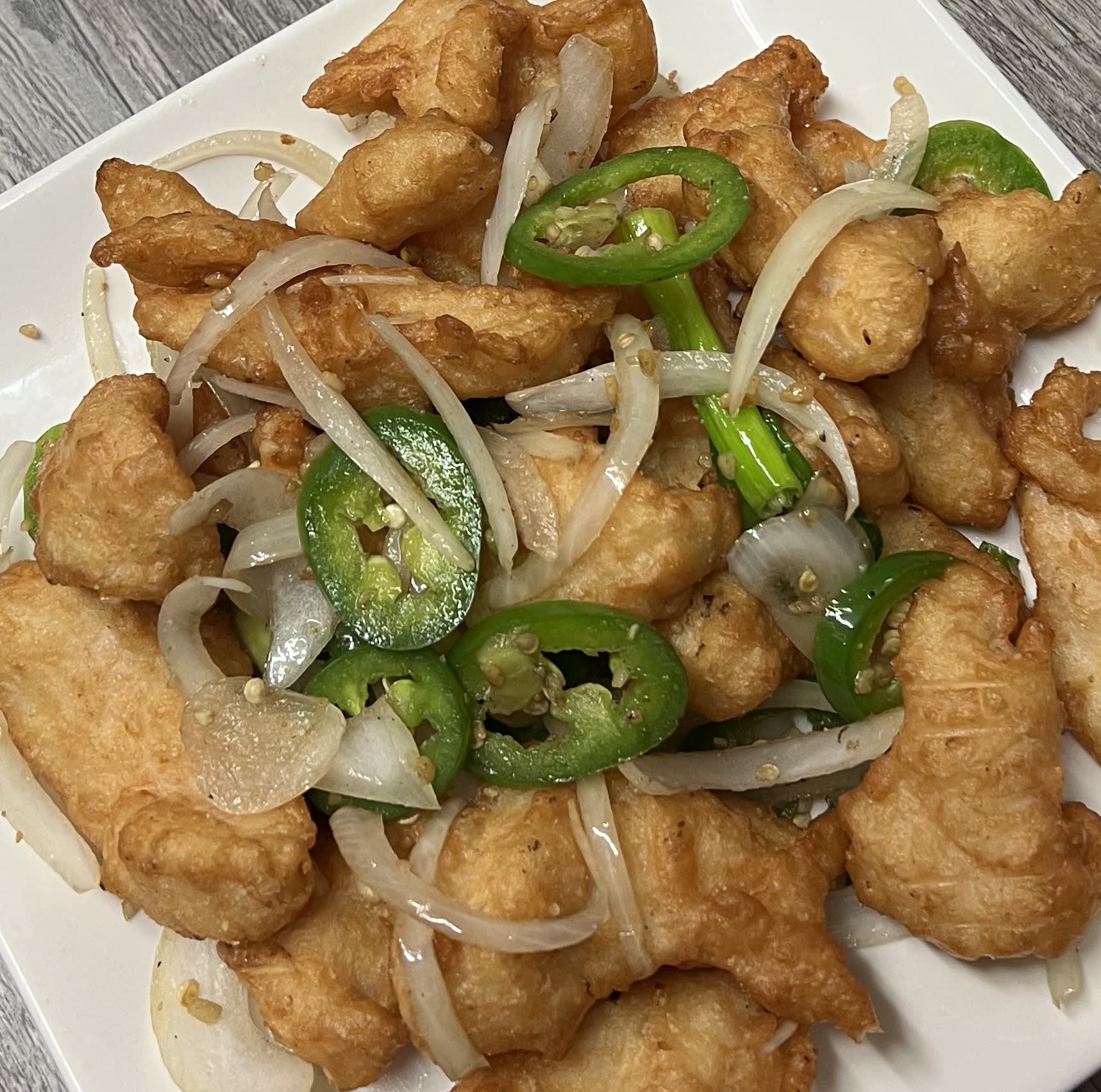 42. Spicy Salt & Pepper Fish Fillet
