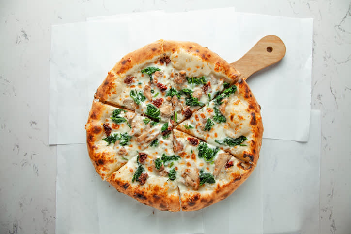 Alfredo Chicken Pizza Small 10"