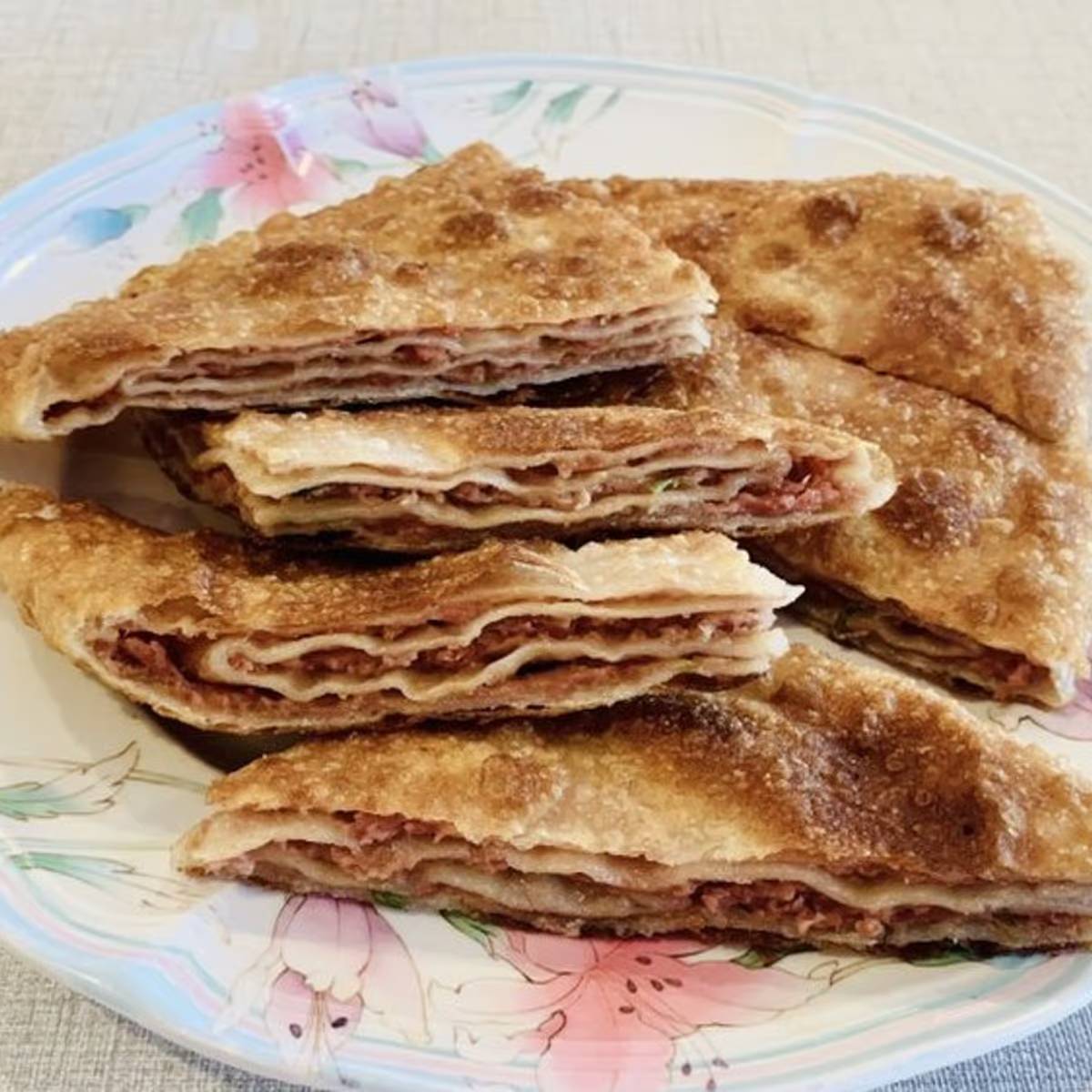 Multi-Layer Beef Pancake