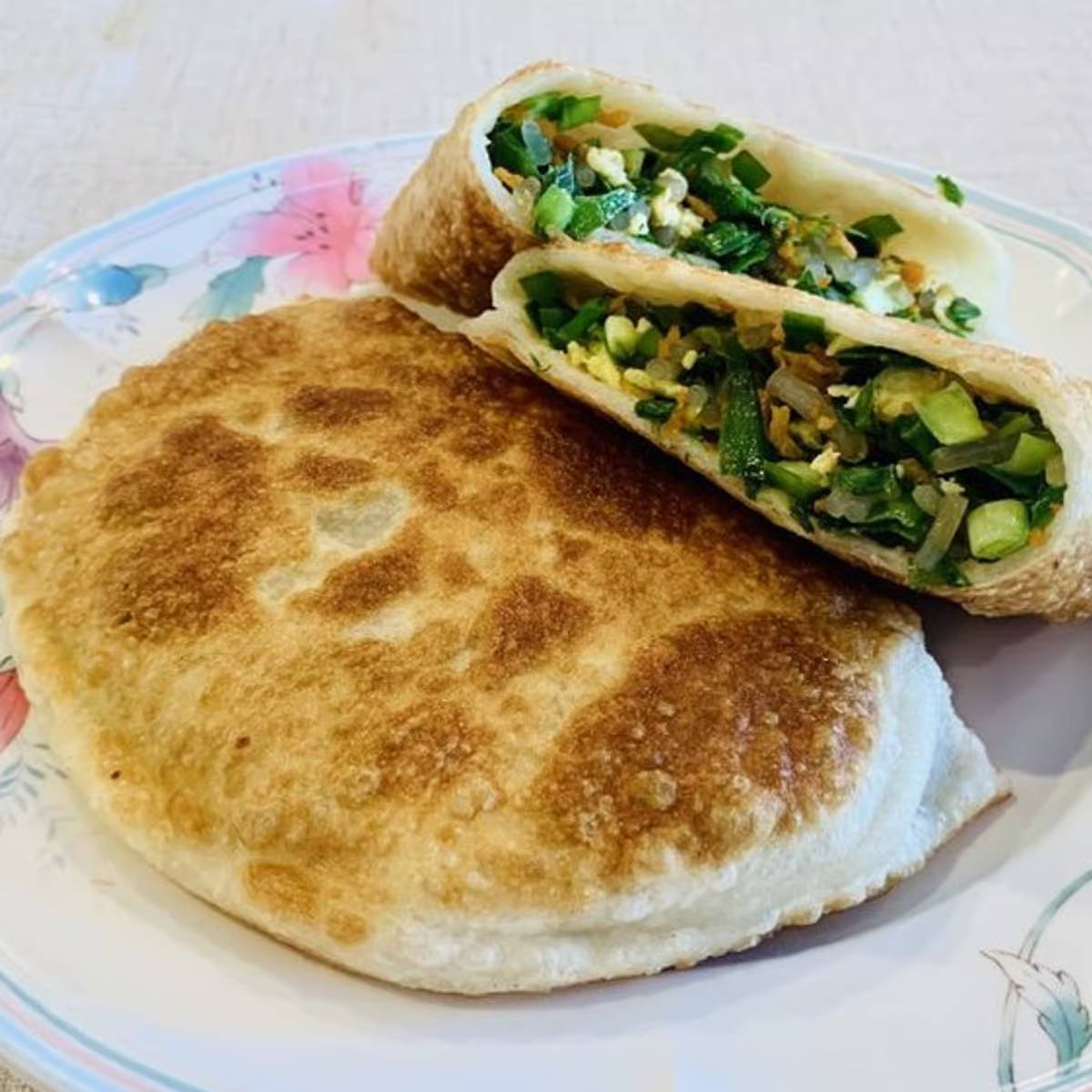 Green Chives Pancake (2)