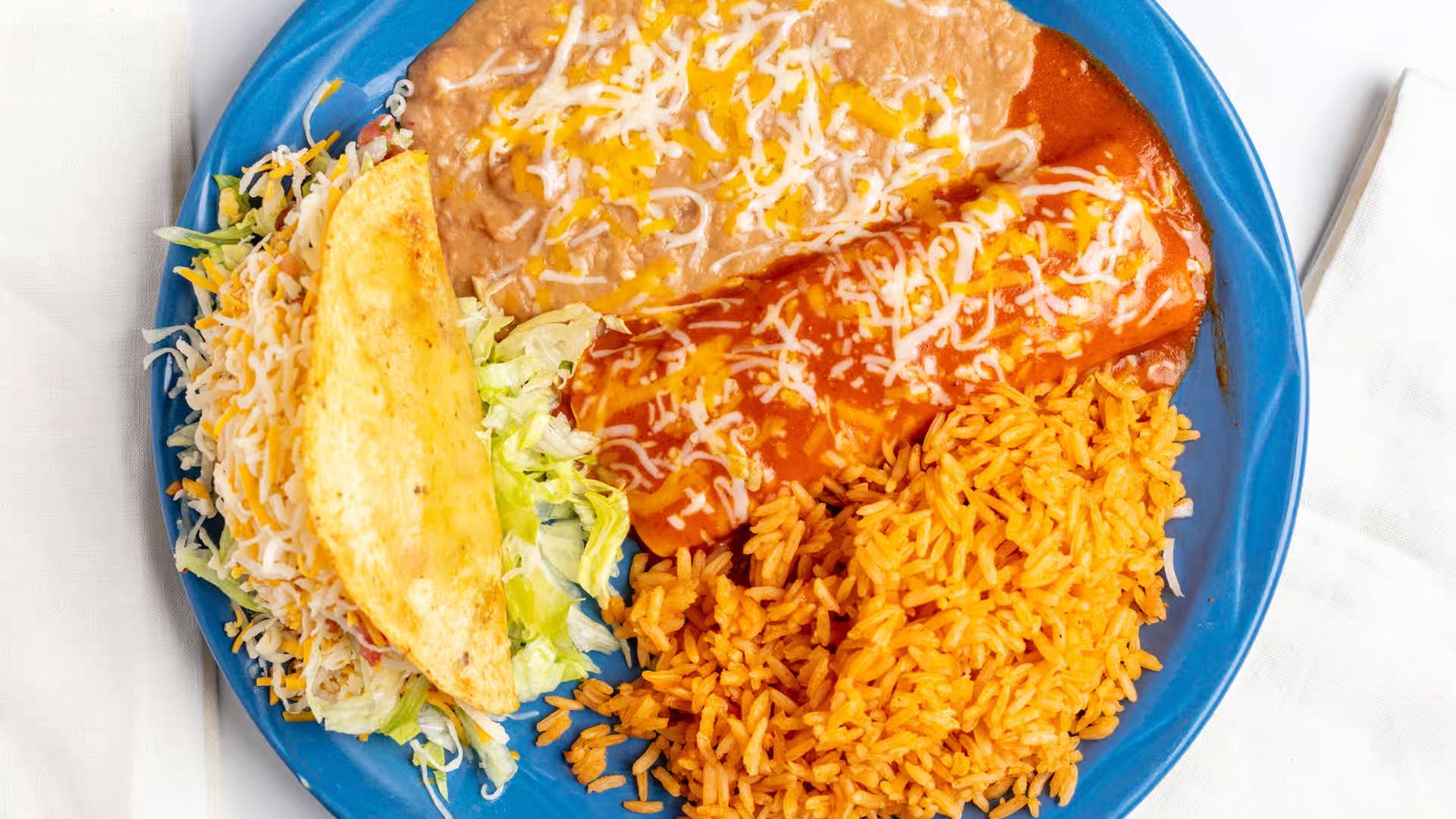 Two Cheese Enchiladas