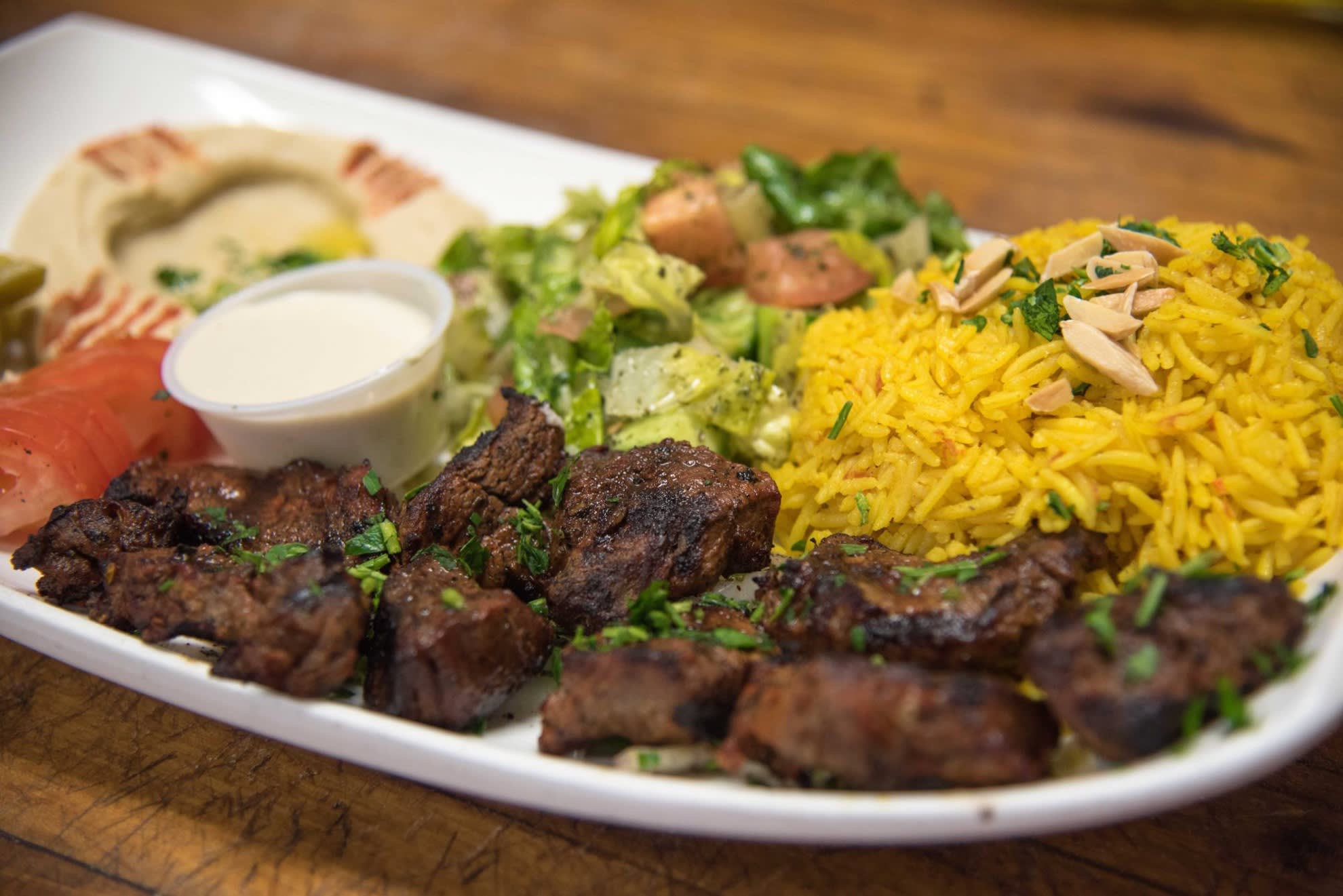 Kafta Kabob Platter