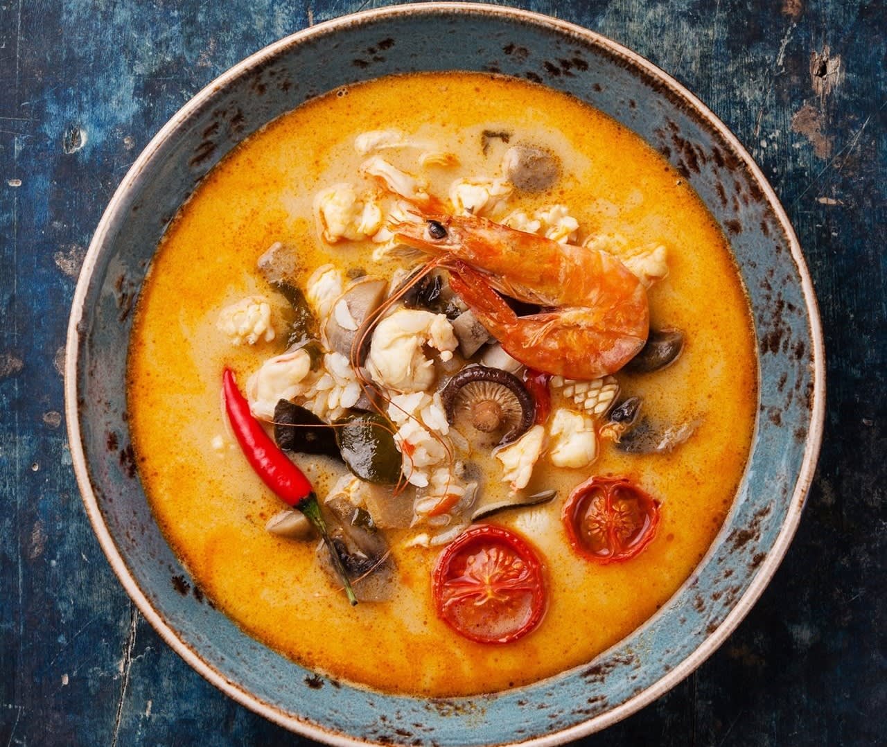 Tom Yum Seafood Soup