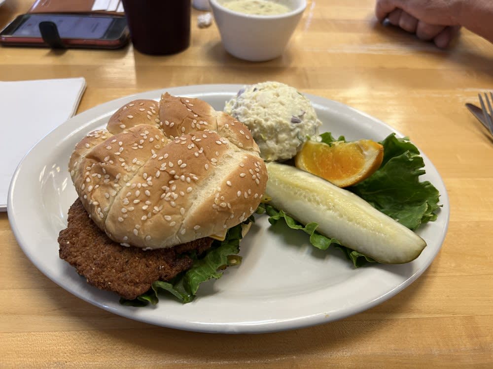 Chicken fried steak sandwich