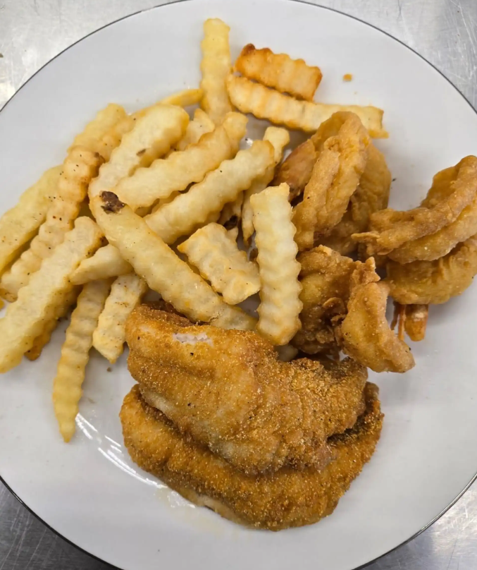 Combo - 3 Shrimp, 1 Fish