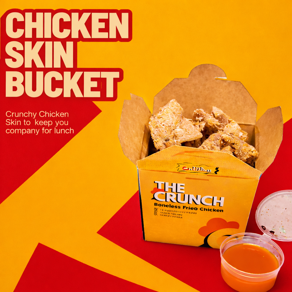 Chicken Skin Bucket with Vinegar