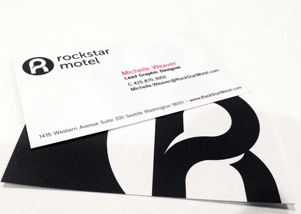 RockStar Motel business card