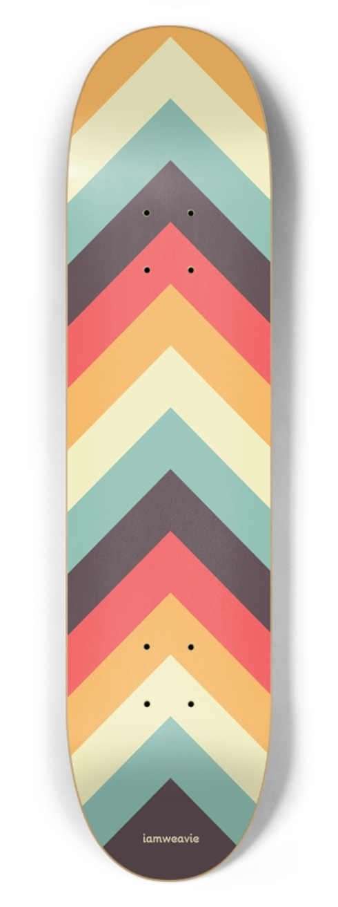 Foward Motion - Custom Skateboard Deck by Weavie Board Co.