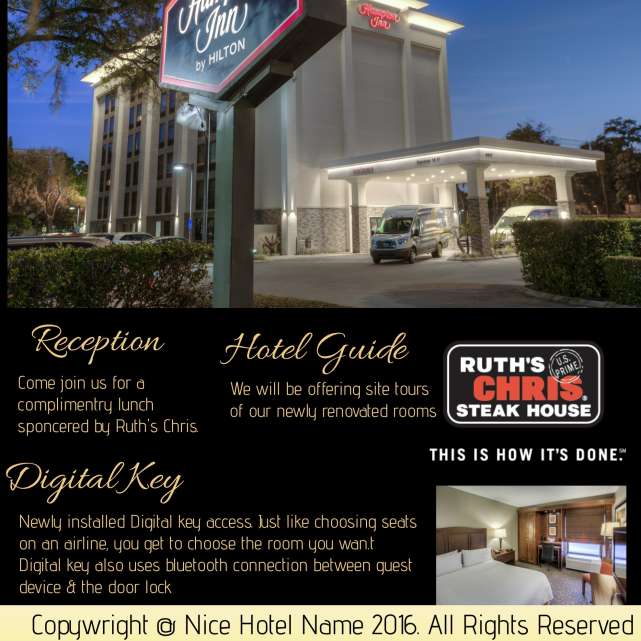 Hampton Inn Tampa International Airport Post Renovation Grand Opening Event