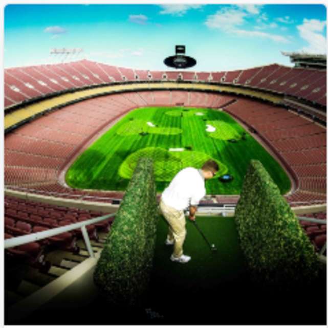 Stadiumlinks Golf Tampa - PLAY FROM THE UPPER DECK