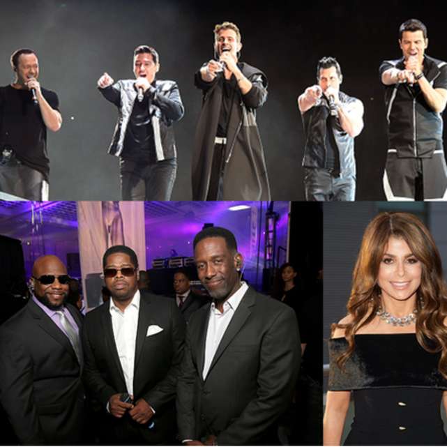 New Kids On The Block, Paula Abdul & Boyz II Men