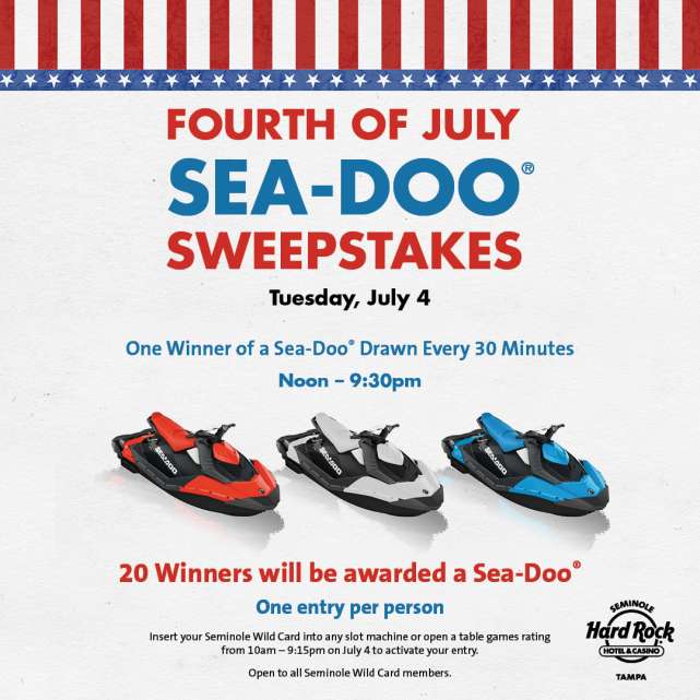 Fourth of July Sea-Doo® Sweepstakes