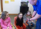 The Young Naturalists learn about animals and how to protect the environment.