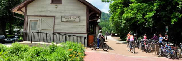 Ohiopyle Train Station, Great Allegheny Passage GAP