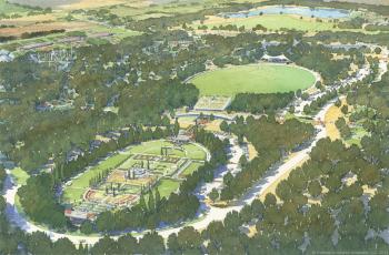 Artist's rendering of W.S. Gibbs Memorial Park