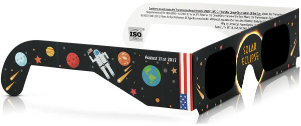Eclipse viewing glasses