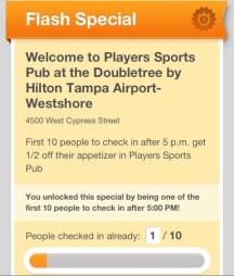 Check-In Specials Check-In Specials