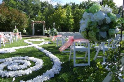 Rose Matt Finding The Perfect Wedding Venue Avon Gardens Set Up For A Wedding