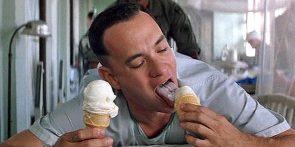 Tom Hanks in Forest Gump