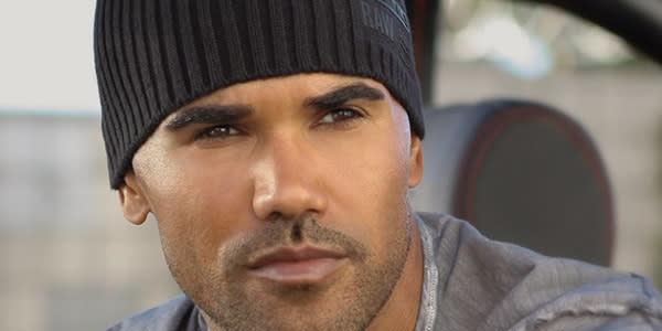 Shemar Moore in a beanie