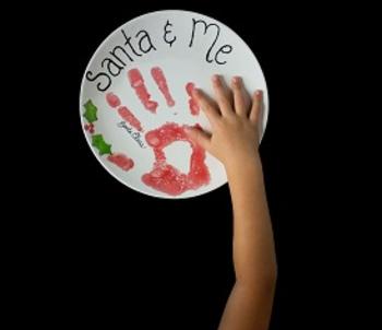 Santa's handprint!