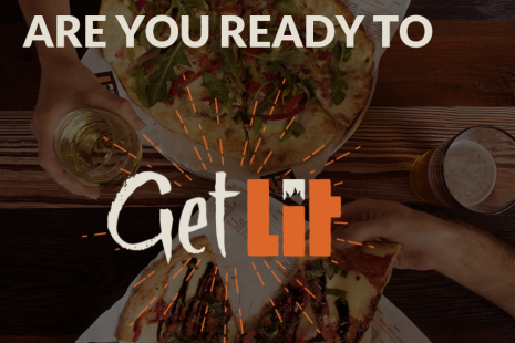 lit pizza