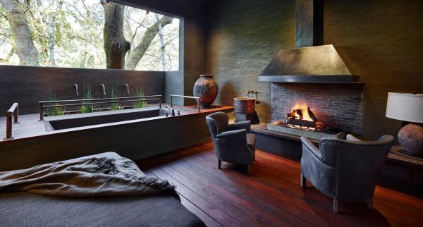 Meadowood Napa Valley Fireplace