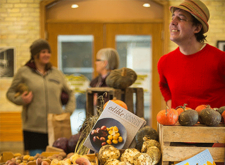 The Indoor Farm Market at the Village at Grand Traverse Commons