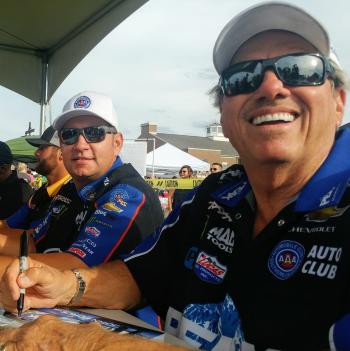 Meet NHRA drivers like John Force at the Big Go Block Party on Aug. 22! (Photo courtesy of The Big Go Block Party Facebook page)