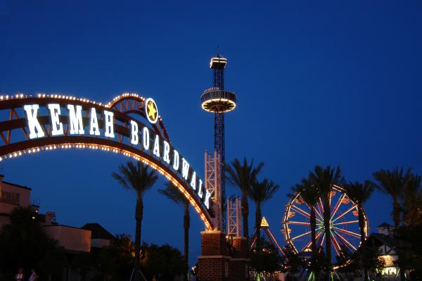 Kemah Boardwalk in Houston, TX