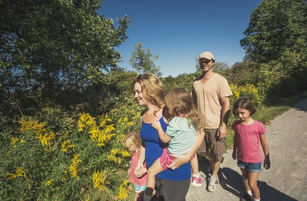 Family Hiking in Norfolk