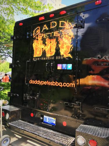 Daddy Pete's BBQ food truck in Grand Rapids