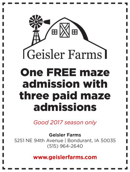 Giesler Farms Coupon 2017 Catch Des Moines