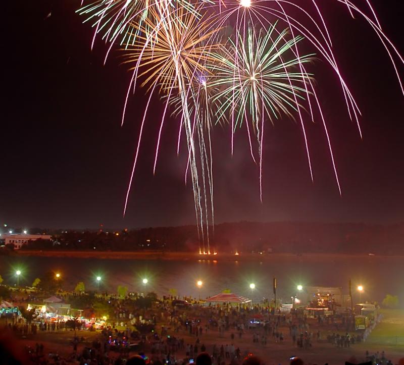Mount Trashmore Fireworks Virginia Beach Fourth of July